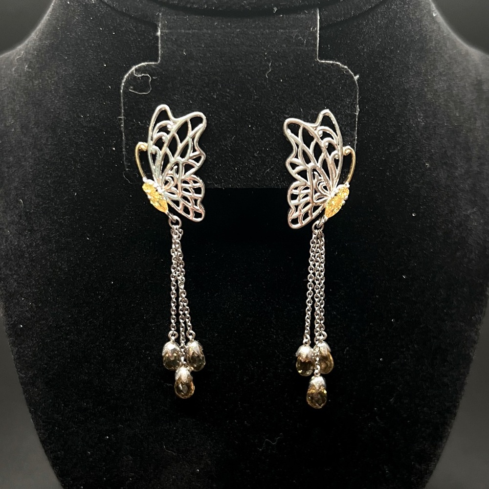 🚨 FINAL SALE 🚨 Brazilian Citrine and Simulated Yellow Diamond Earrings
